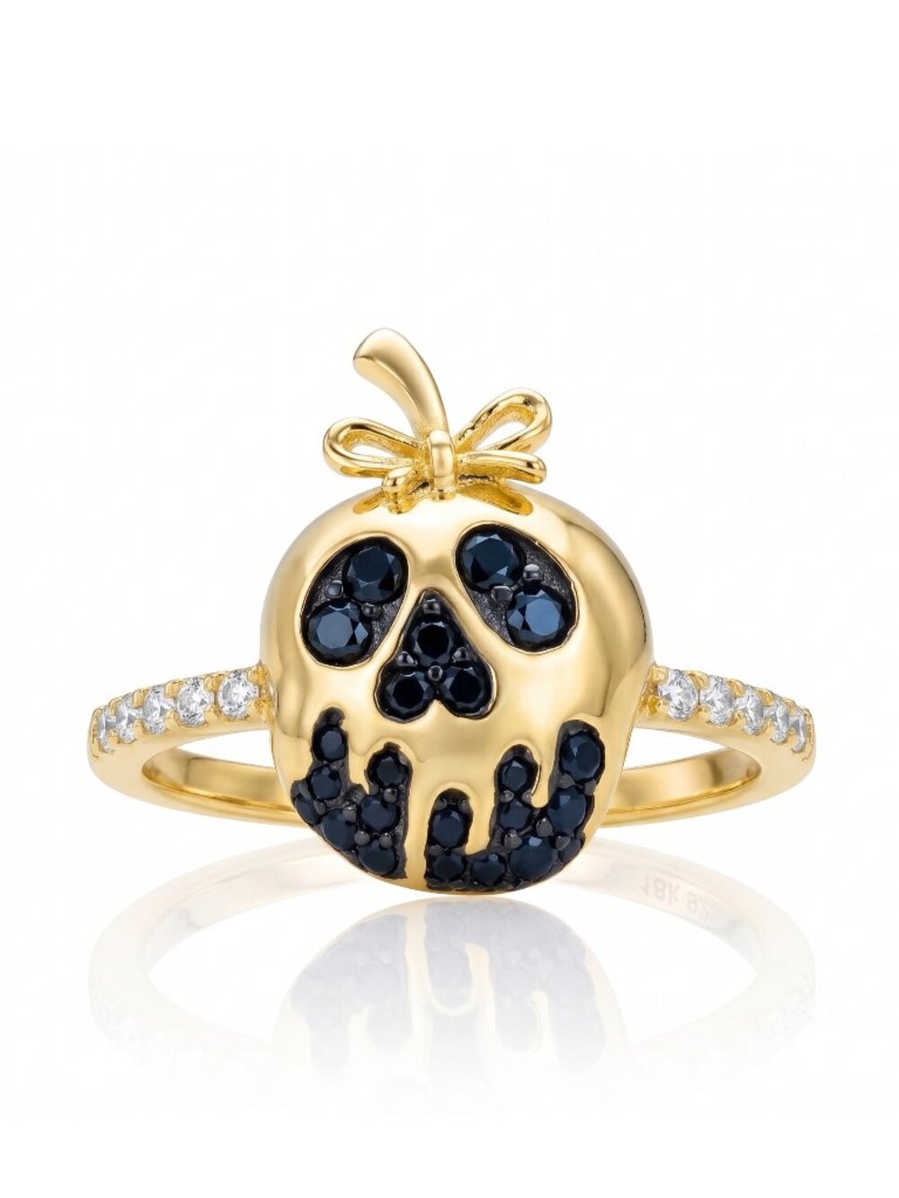 Disney Villians Snow White Poison Apple Ring, 925 Sterling Silver